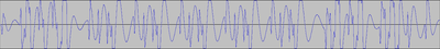 300 Hz - 3400 Hz band pass filter applied to stackmat signal