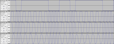 Output of the DS8500 as recorded by my desktop (gerty), a Nexus 5, and an iPhone 3Gs. The top row is the incoming digital signal, the output of a generation 2 stackmat stopped at 0.00.